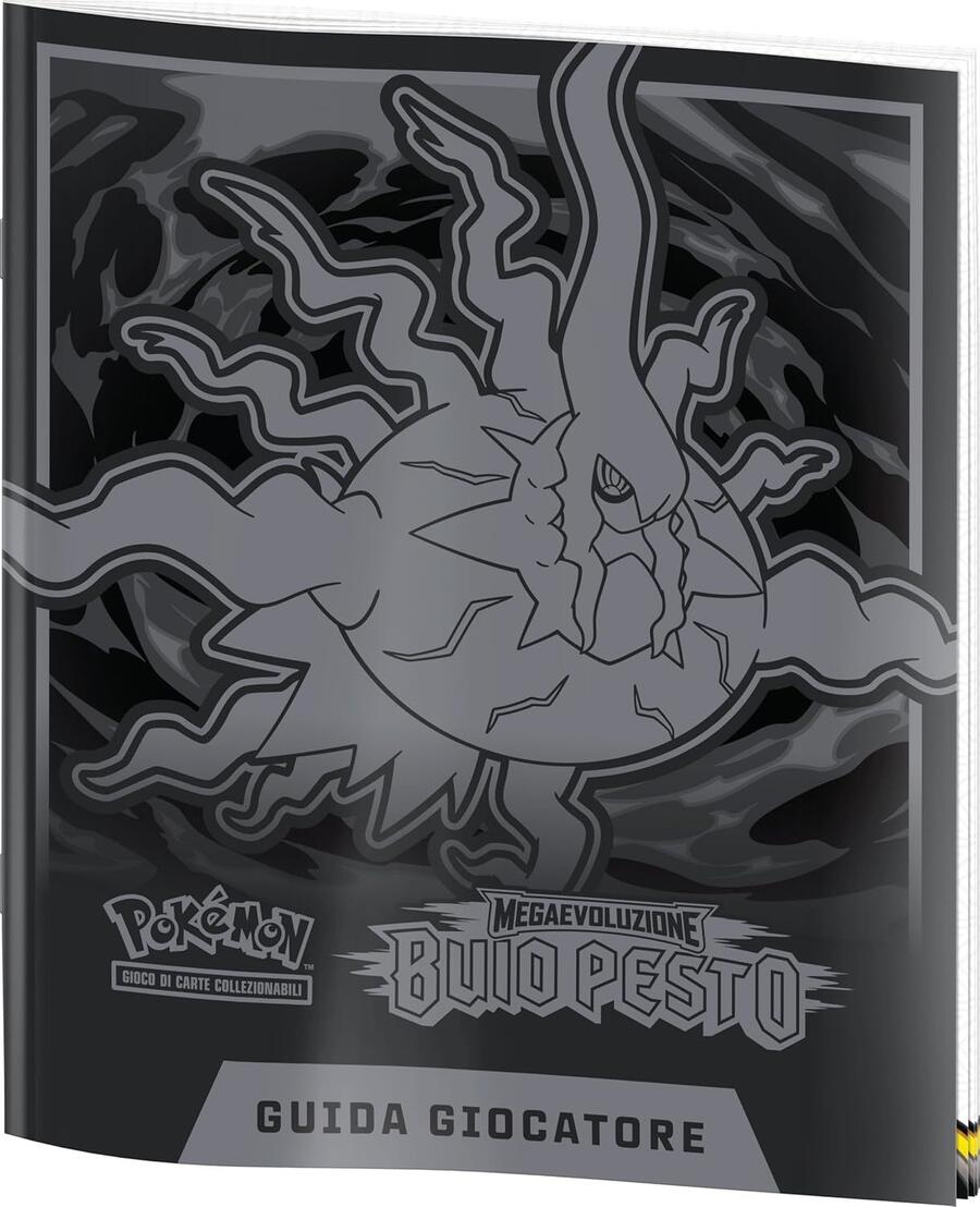 Pokémon: set Allenatore Fuoriclasse dell’espansione Megaevoluzione - Buio Pesto del GCC Pokémon (1 carta promozionale a figura intera, 9 buste di espansione e accessori premium), Edizione in Italiano