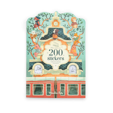 Quaderno da colorare con 200 adesivi La bande à Jojo