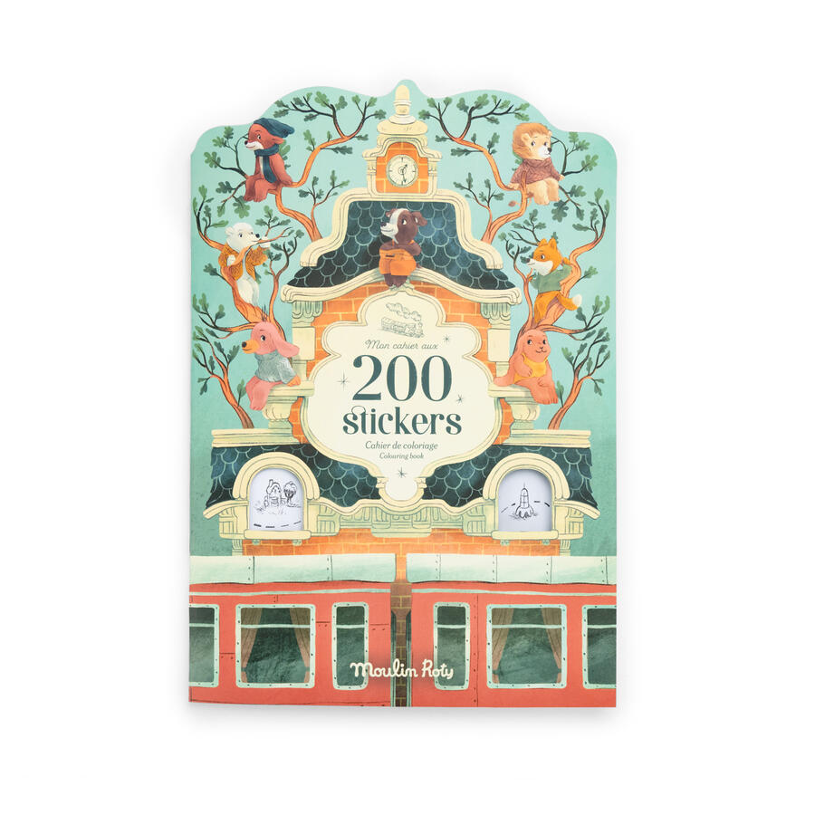 Quaderno da colorare con 200 adesivi La bande à Jojo