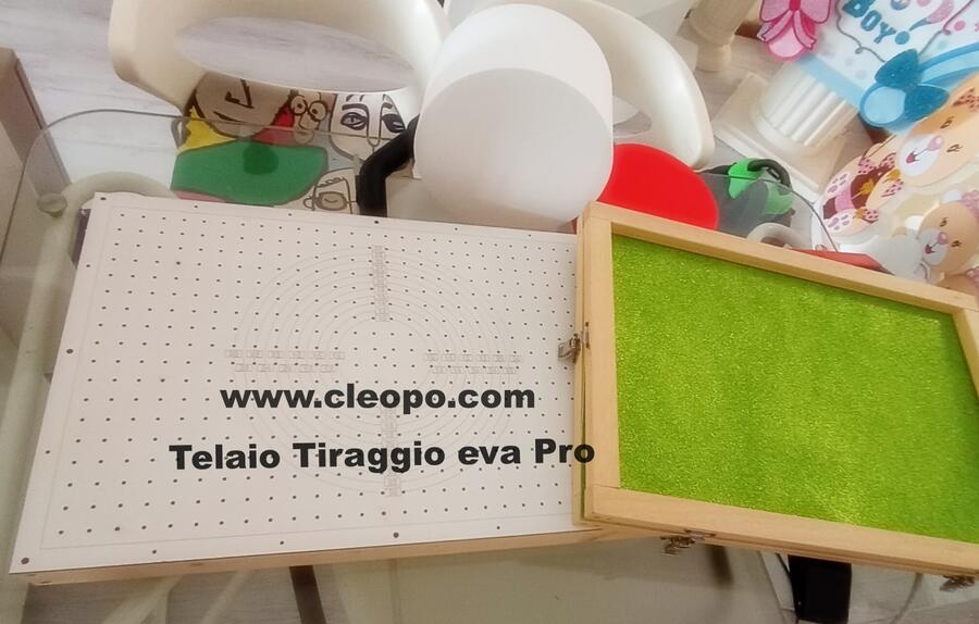 Telaio Termoformatore Professionale "Tiraggio EVA Pro" con pedale spirazione automatico