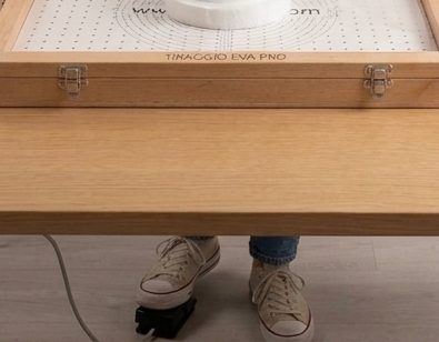 Telaio Termoformatore Professionale "Tiraggio EVA Pro" con pedale spirazione automatico
