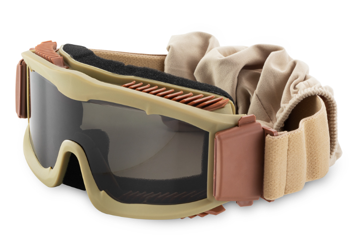 OPENLAND Maschera Balistica Coyote Tan Kit 3 Lenti 