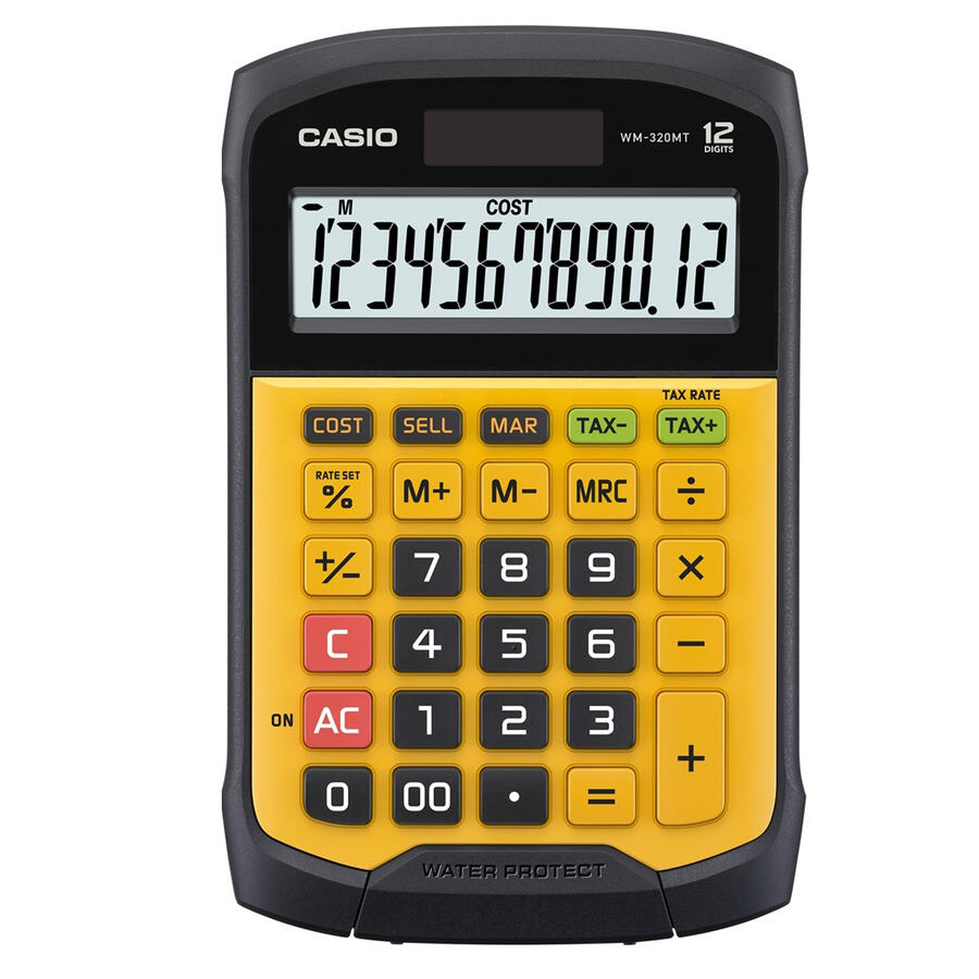 Calcolatrice da Tavolo WATER PROOF WM-320MT 12 Cifre CASIO