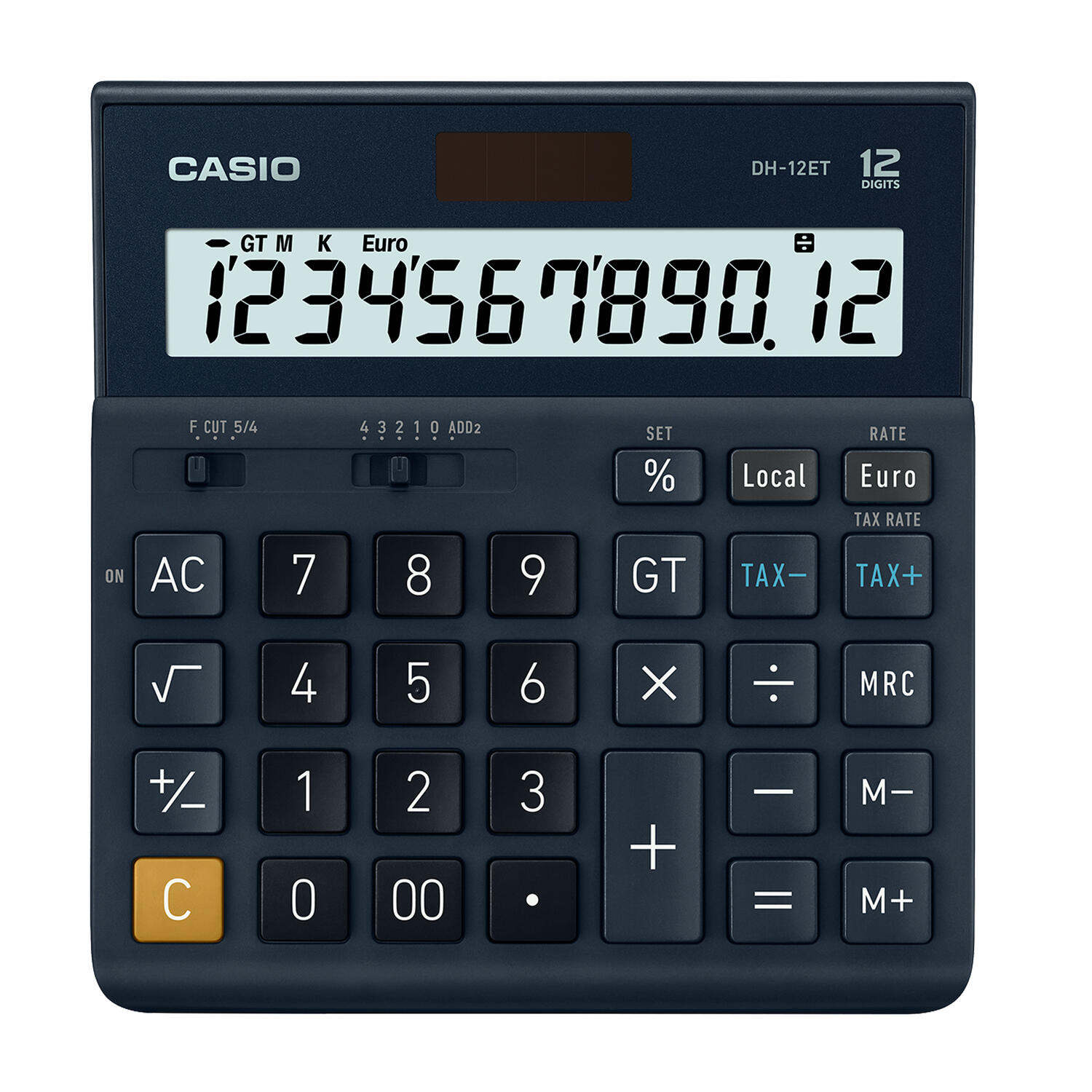 Calcolatrice da Tavolo DH-12BK 12 cifre CASIO