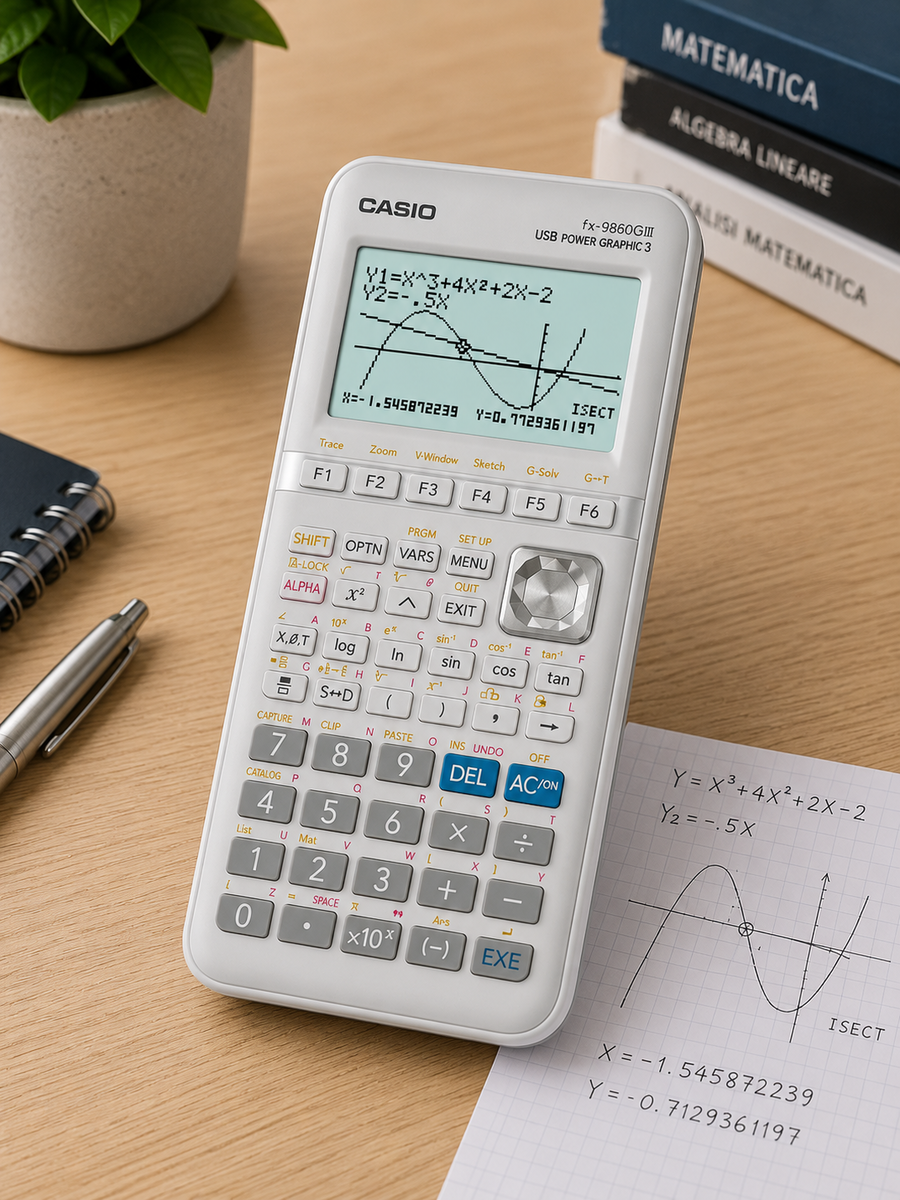 Calcolatrice Scientifica e Grafica FX 9860GIII 900 Funzioni CASIO