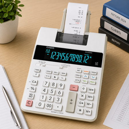 Calcolatrice Scrivente da Tavolo FR-2650RC 12 Cifre CASIO