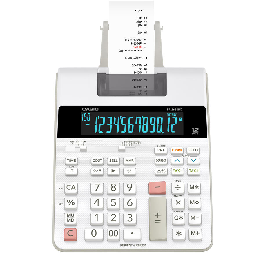 Calcolatrice Scrivente da Tavolo FR-2650RC 12 Cifre CASIO