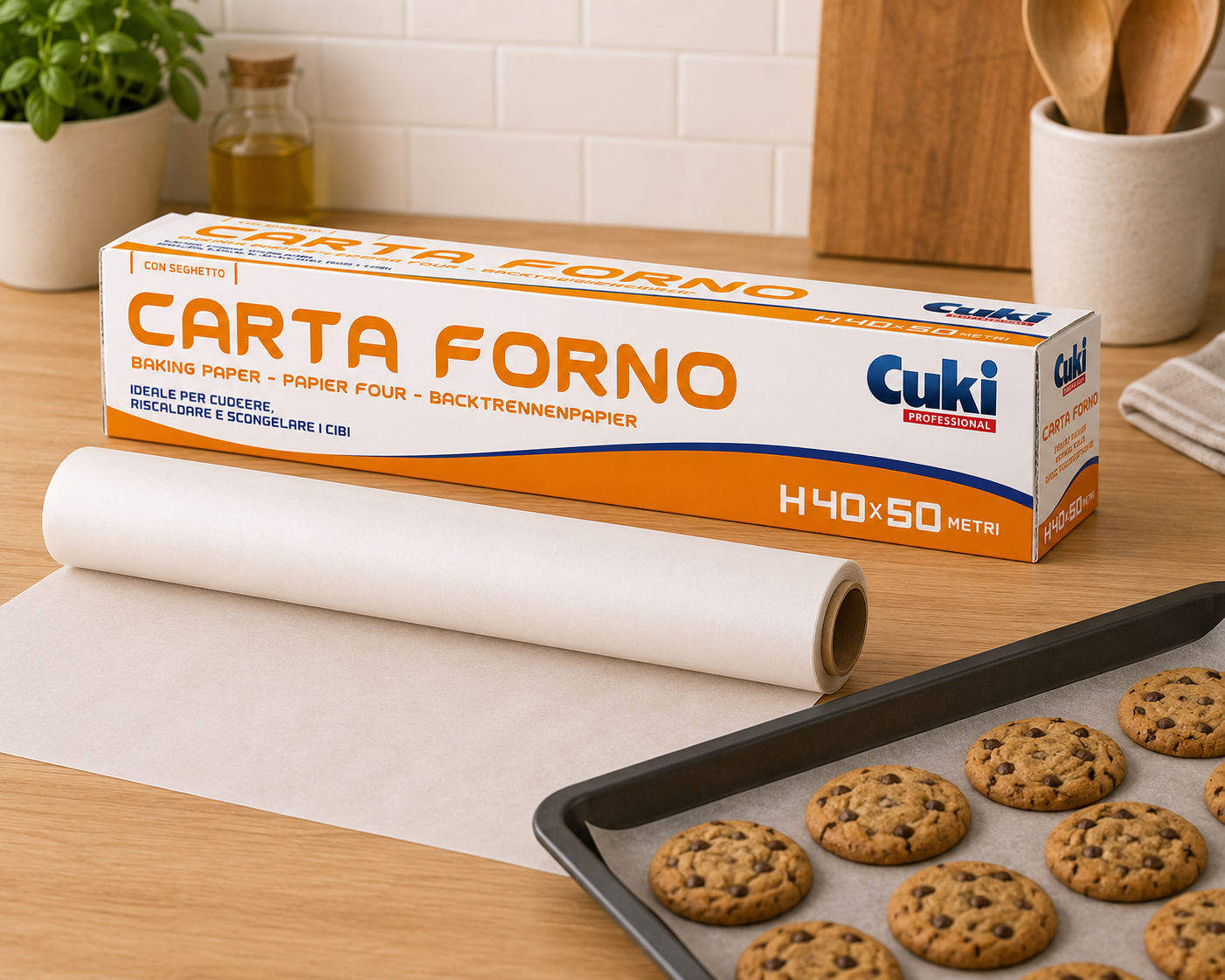 Carta Forno rotolo 400 mm x 50 mt CUKI