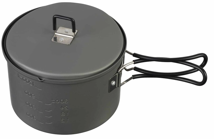 ESBIT Cookset Con Fornello ad Alcool 1,5 L Hard Anodized Aluminum