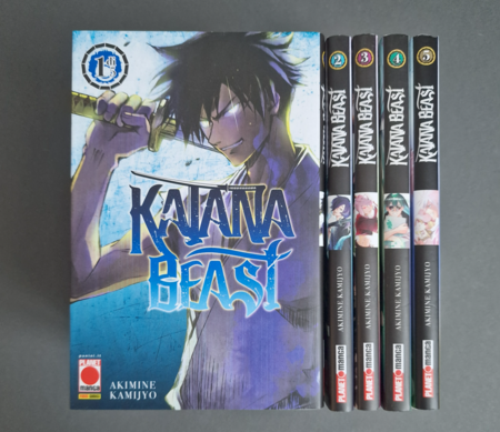 Katana Beast - Serie Completa 1 - 5 Planet manga Panini comics Nuovo