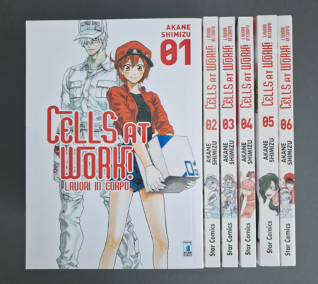 Cells At Work! - Serie Completa 1 - 6 Star comics Nuovo