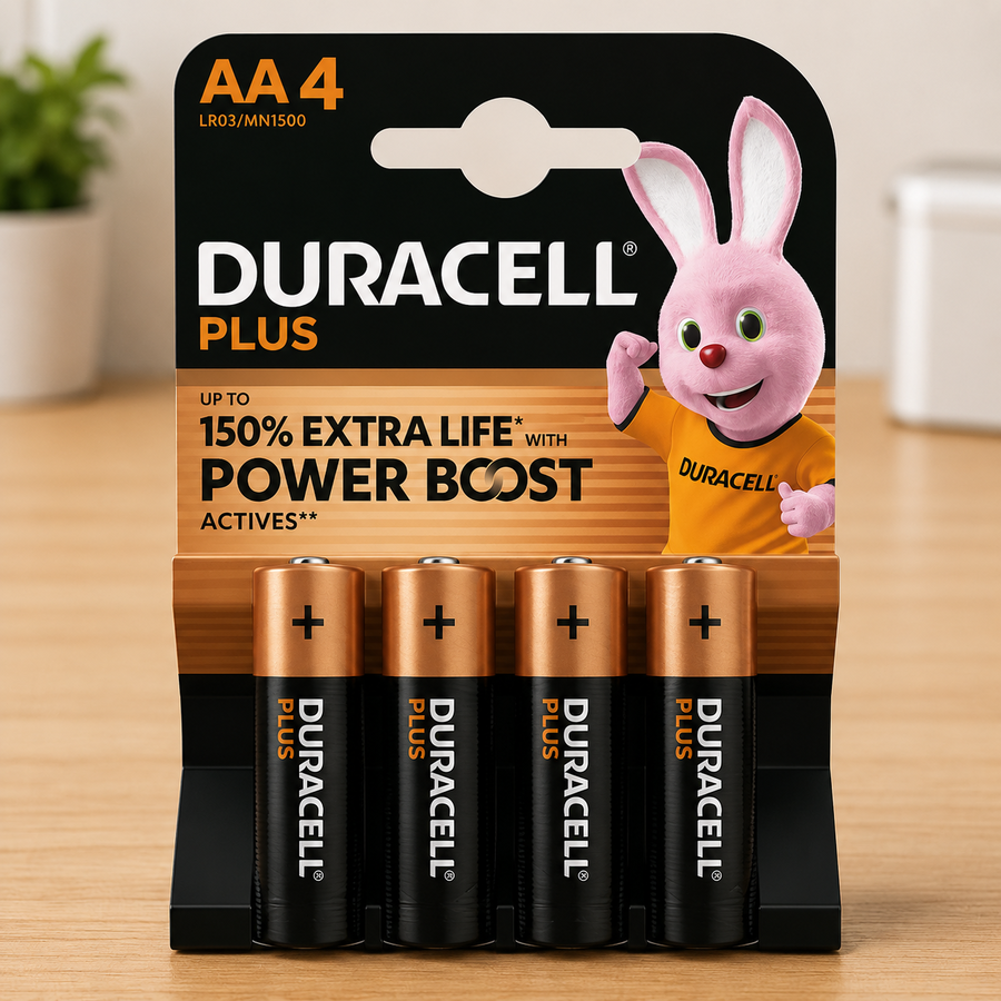 Batteria / Pila PLUS POWERBOOST (MN1500) AA Stilo DURACELL - conf. 4 pz