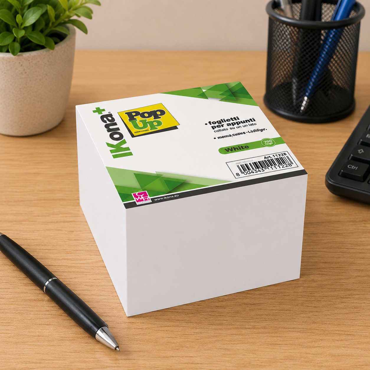 Cubo Blocco Carta 9.5 x 9.5 IKONA+