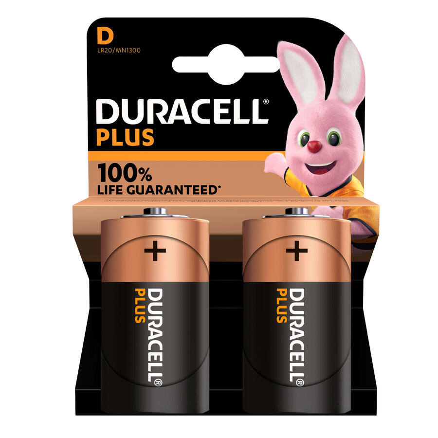 Batteria / Pila PLUS  (MN1300) D Torcia DURACELL - conf. 2 pz