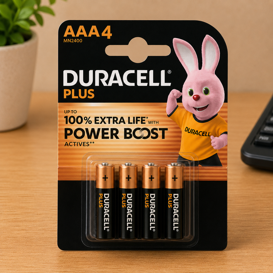 Batteria / Pila PLUS POWERBOOST (MN2400) AAA Ministilo DURACELL - conf. 4 pz