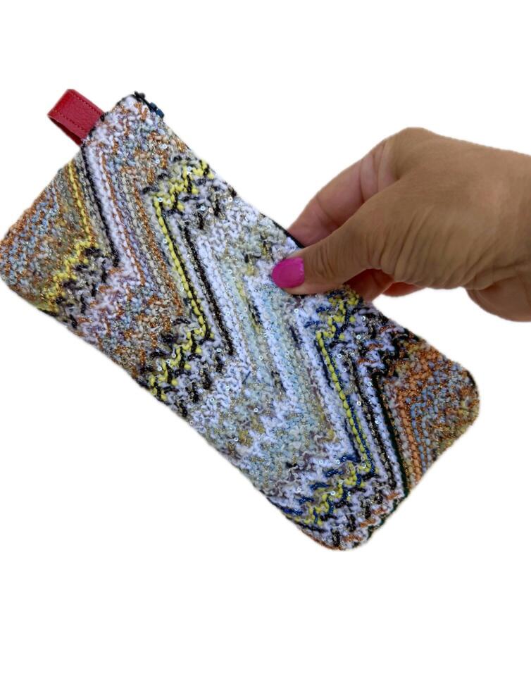 Pochette tessuto lavorato
