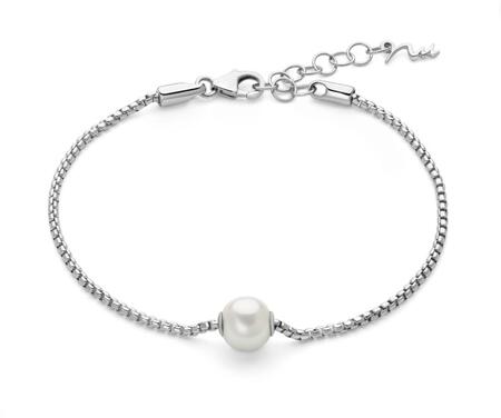 PBR3617 Bracciale  Miluna Argento e Perla