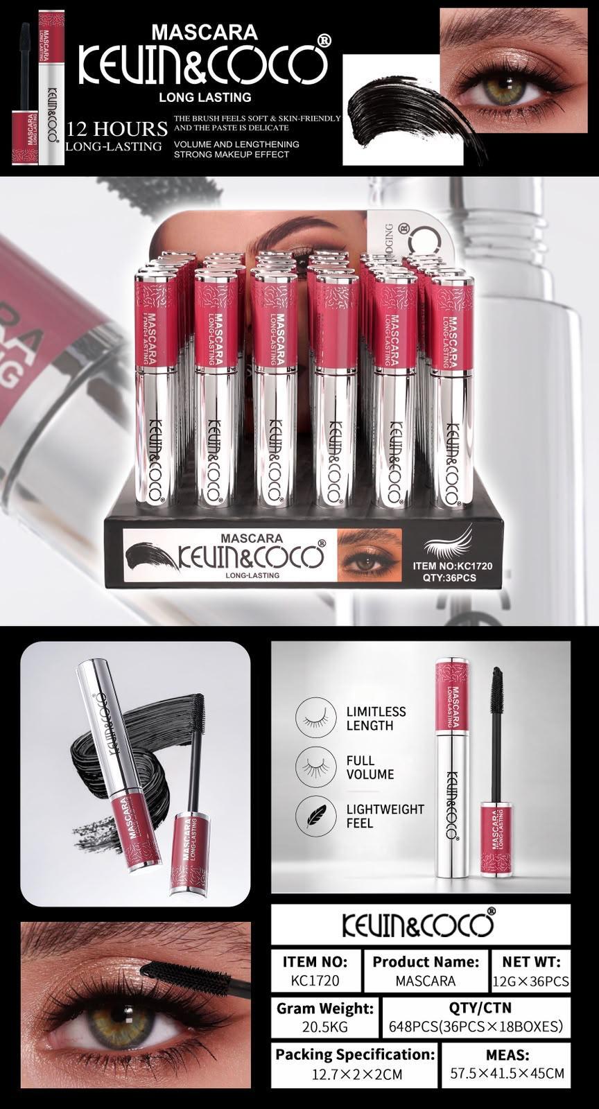 Kevin & Coco Mascara Long Lasting [Conf. da 36 pezzi ]