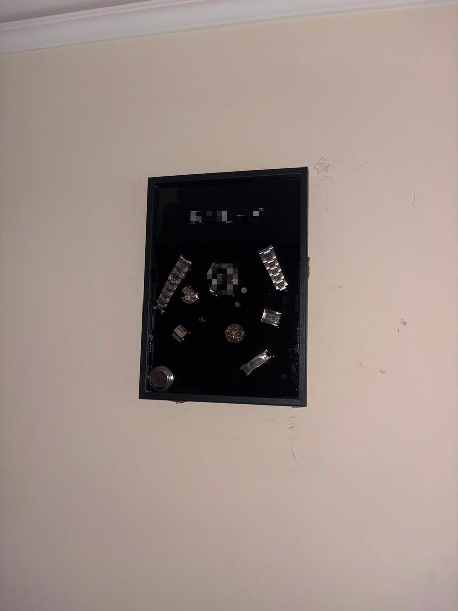 Set 3 Quadri Materici Artigianali Valenzana Home - Legno, Metallo e Resina Epossidica - Pezzi Unici