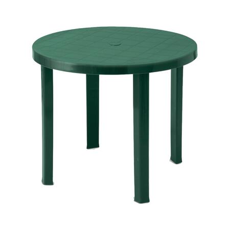 PLASTICALTOSELE Tavolo Tolomeo Tondo Verde D90