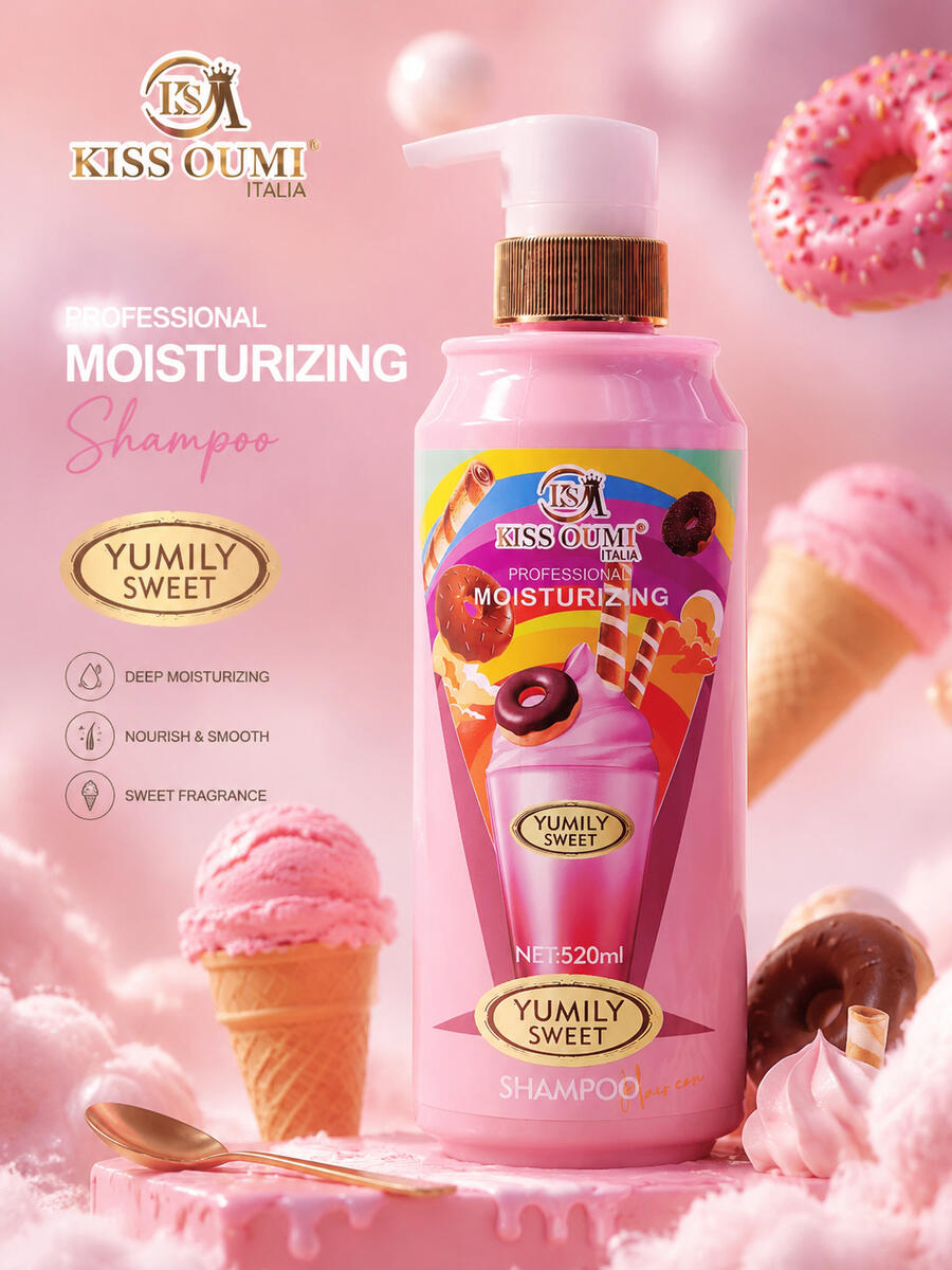 Kiss Oumi Shampoo da 520 Ml Yumily Sweet [Conf. da 12 pezzi ]