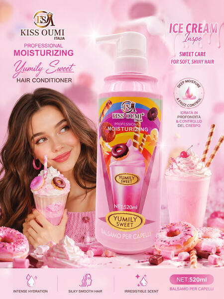 Kiss Oumi Balsamo da 520 Ml Yumily Sweet [Conf. da 12 pezzi ]