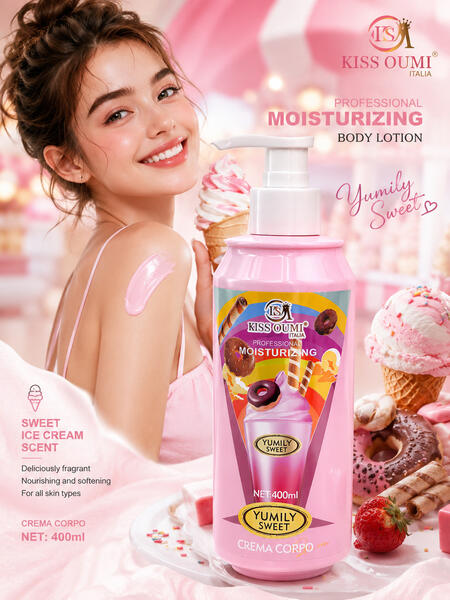 Kiss Oumi Crema Corpo da 400 Ml Yumily Sweet [Conf. da 12 pezzi]