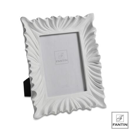 Fantin - Portafoto "Soffio Bianco" in Poliresina - Effetto Conchiglia