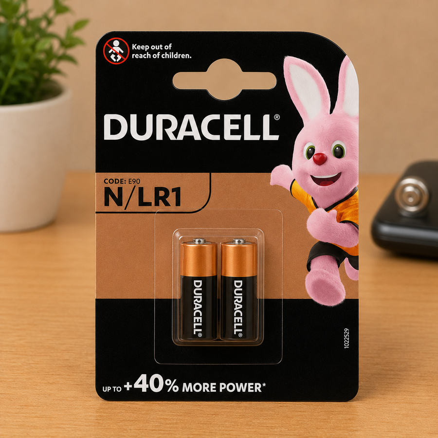 Batteria / Pila 1,5V (MN9100) LR1 per Telecomandi DURACELL - conf. 2 pz