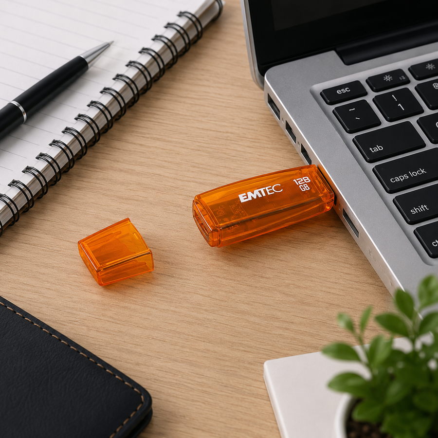 Chiavetta Memoria USB 2.0 C410 con Cappuccio EMTEC