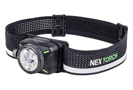 NEXTORCH HeadLamp eSTAR Ricaricabile 1300 Lumen Led Black