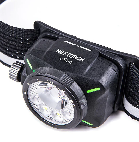 NEXTORCH HeadLamp eSTAR Ricaricabile 1300 Lumen Led Black