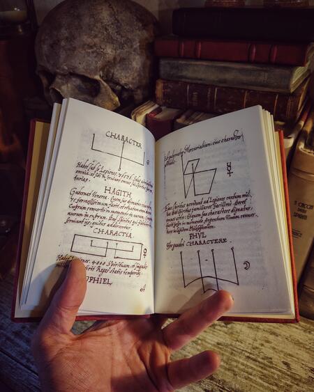 ARBATEL - De Magia Veterum - Replica manuscript, year 1575 (Basel)