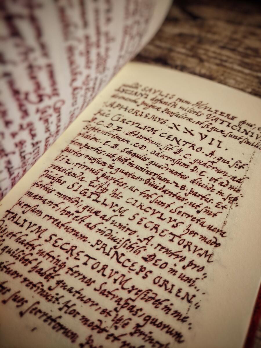 ARBATEL - De Magia Veterum - Replica manuscript, year 1575 (Basel)
