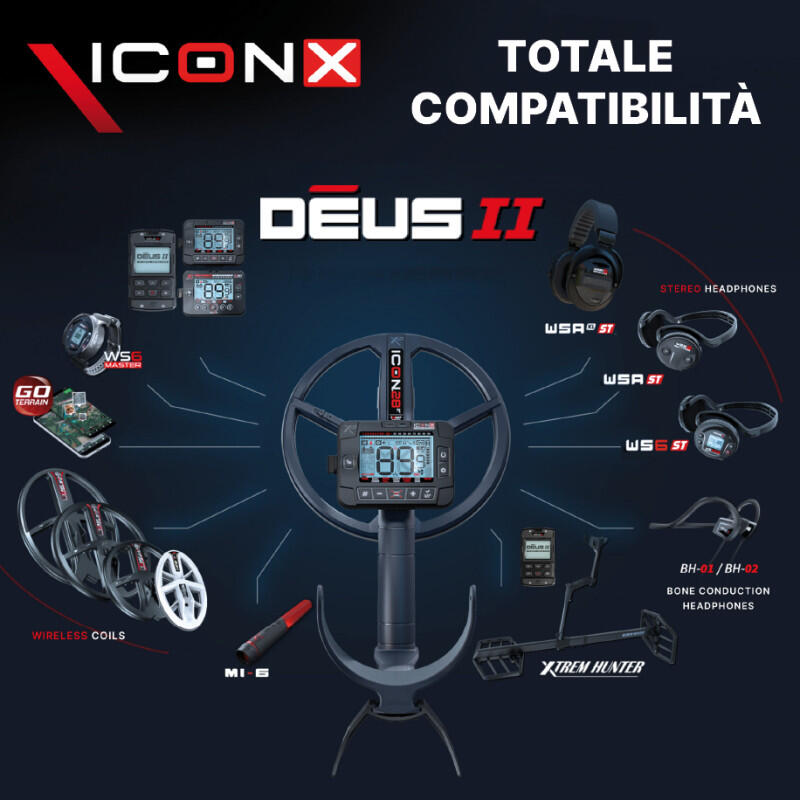 XP METAL DETECTORS ICON X FULL – Metal Detector Wireless FMF Multifrequenza