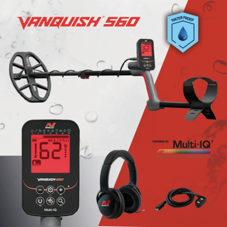 MINELAB VANQUISH 560 – Metal Detector MULTI-IQ Multifrequenza