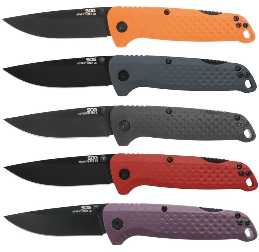 SOG ADVENTURER LB Blackout – Coltello Pieghevole EDC