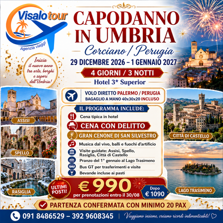CAPODANNO IN UMBRIA 
