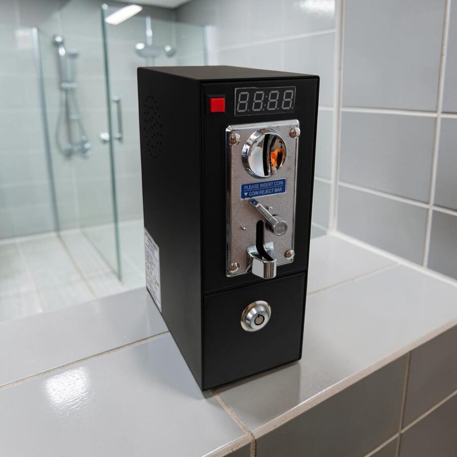 Copia di Monedero para 1 Ducha con Función Pausa y Electroválvula 12V CC