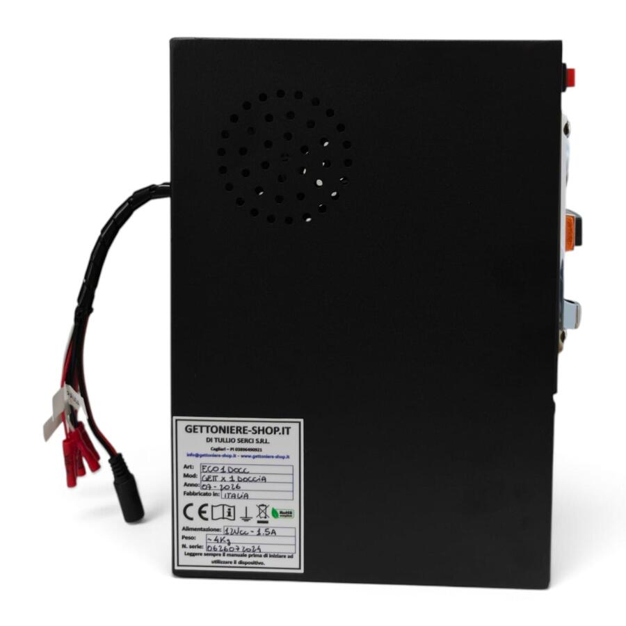 Copia di Monedero para 1 Ducha con Función Pausa y Electroválvula 12V CC