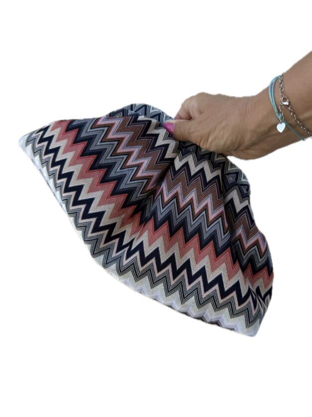 Soft Bag zig zag grigi