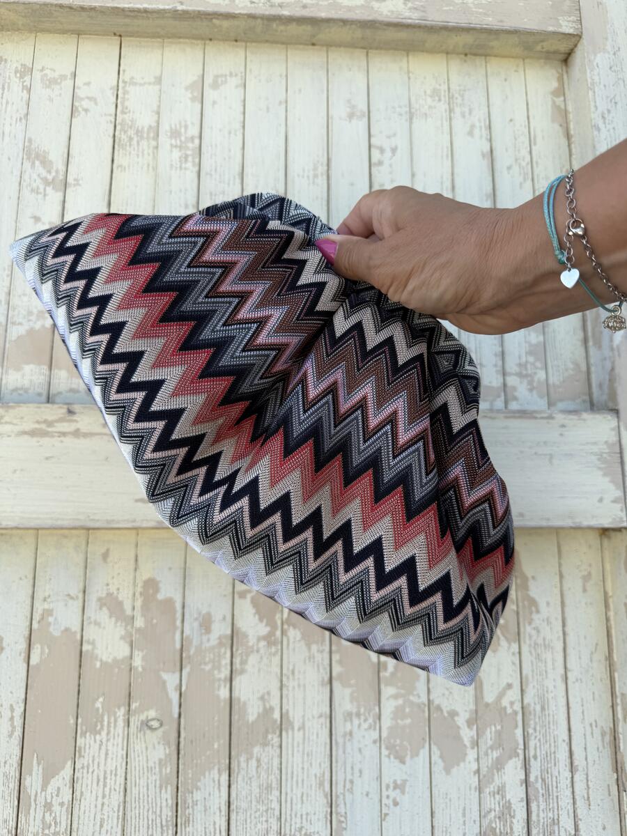 Soft Bag zig zag grigi
