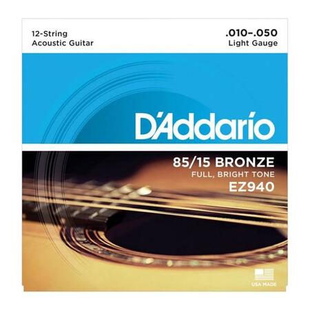 D'Addario EZ940 85/15 12-String 10-47