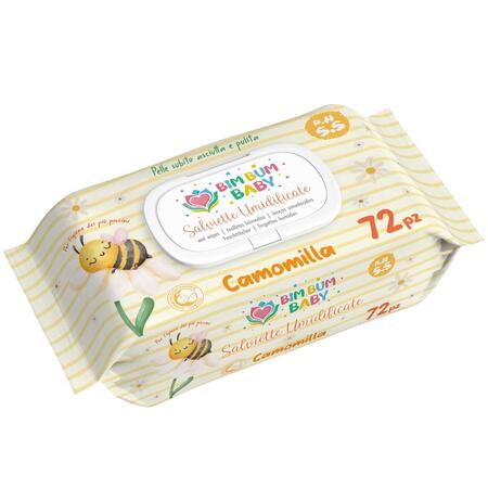 SETABLU SALVIETTE BABY CAMOMILLA 72 PEZZI 