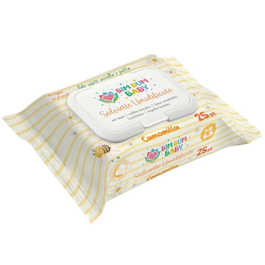  SETABLU SALVIETTE BABY CAMOMILLA 25 PEZZI