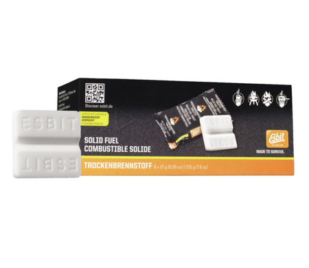ESBIT Solid Fuel Tablets 8 × 27 g – Pasticche Di Combustibile Solido