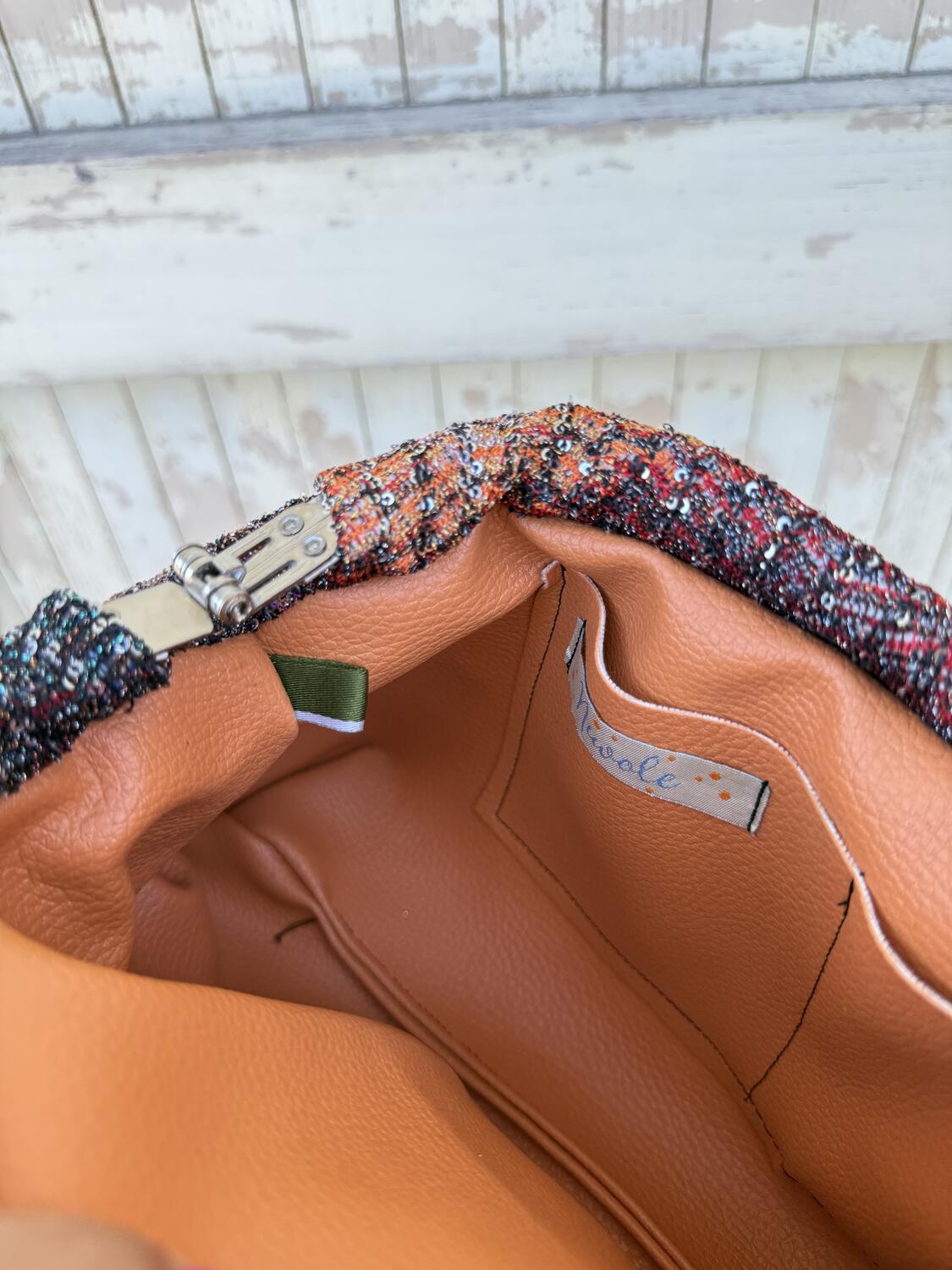 MINI Soft Bag marrone e verde