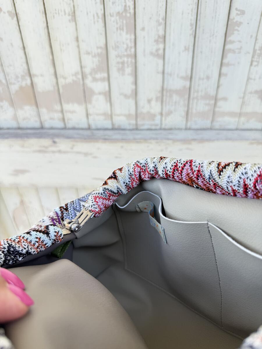 MINI Soft Bag zig zag irregolare 