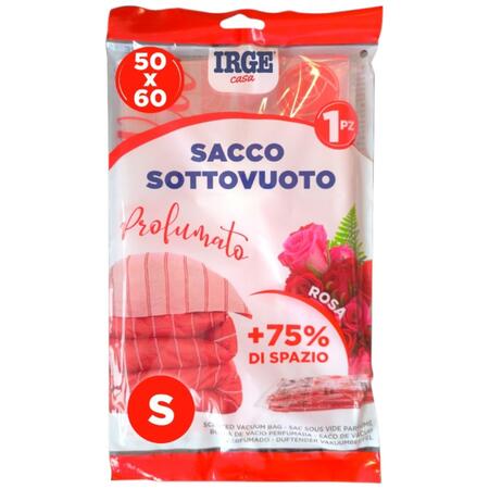 IRGE SACCO SOTTO VUOTO PROFUMATO 50X60 CM ROSA 