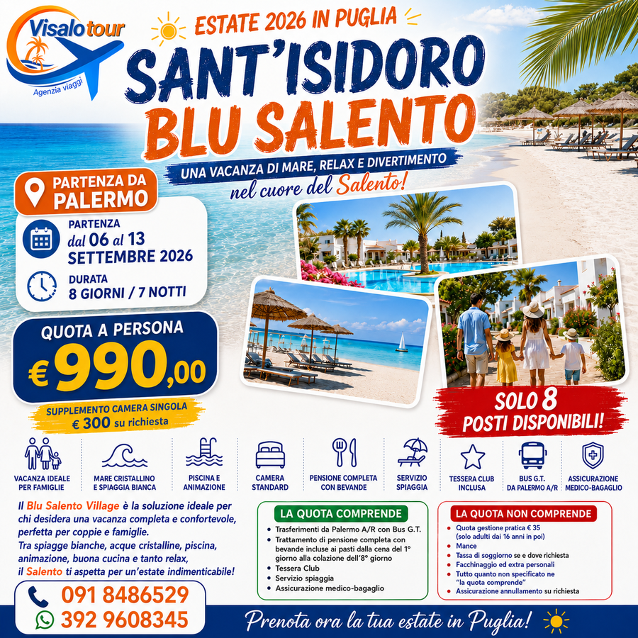 𝗦𝗔𝗡𝗧’𝗜𝗦𝗜𝗗𝗢𝗥𝗢 – 𝗕𝗟𝗨 𝗦𝗔𝗟𝗘𝗡𝗧𝗢 𝗘𝗦𝗧𝗔𝗧𝗘 𝟮𝟬𝟮𝟲 𝗜𝗡 𝗣𝗨𝗚𝗟𝗜A